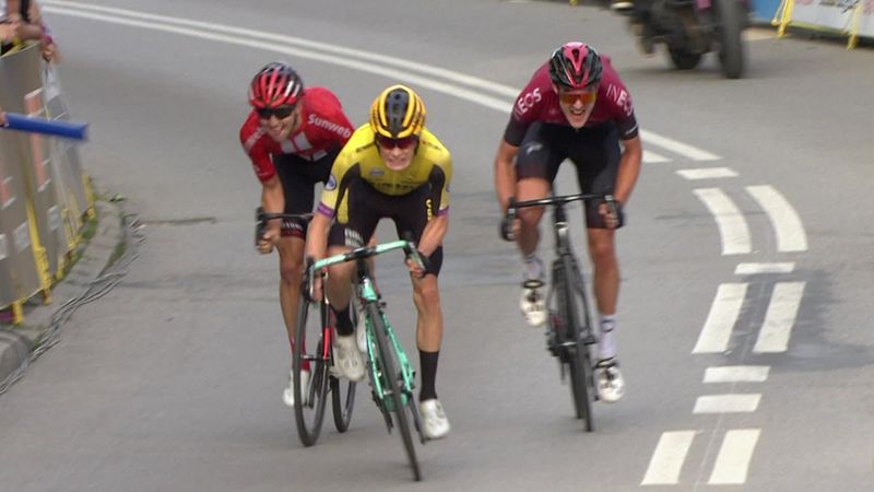 Jonas Vingegaard wins Stage 6 to take race lead