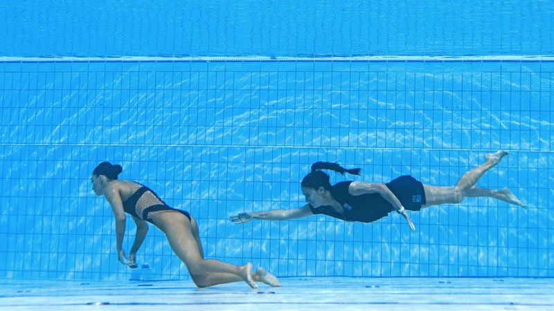 US-Star sinkt im Becken bewusstlos zu Boden - Trainerin rettet sie