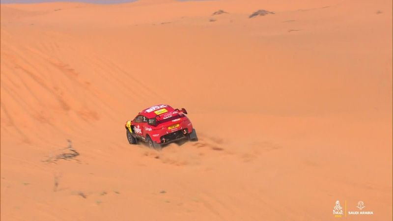 Dakar Rally Video Highlights Cars Nasser Al Attiyah Closes Gap To Peterhansel On Stage 3 Rally Raid Video Eurosport