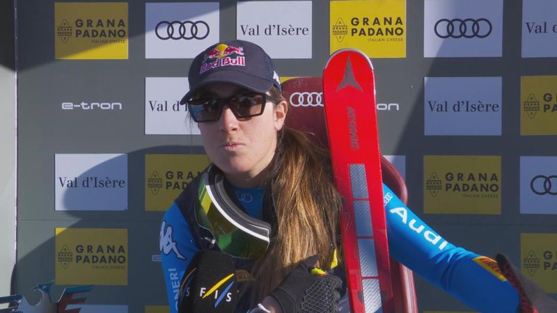 'Really happy' Goggia after difficult training sessions before Val d'Isere