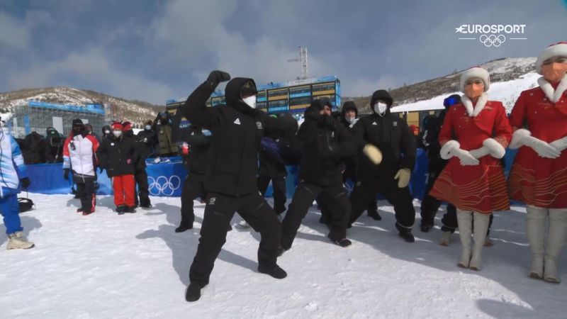 Esquí freestyle (H) | ¡Lo nunca visto! Una haka sobre la nieve para celebrar el oro de Porteous
