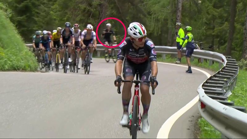 "Den holt die Polizei!" Falsch-Fahrer mit GoPro crasht den Giro