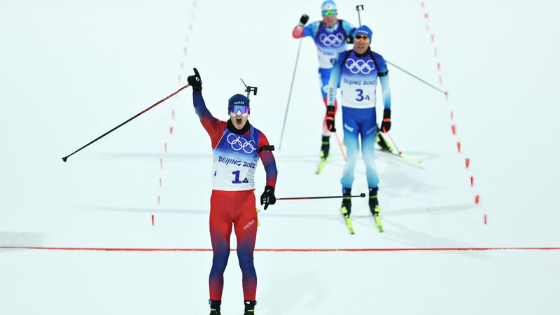 Finale furioso! Norwegen sprintet zu Gold in der Mixed-Staffel