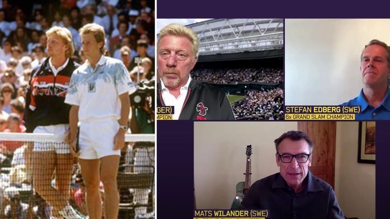 Stefan Edberg and Boris Becker recall famous Wimbledon finals