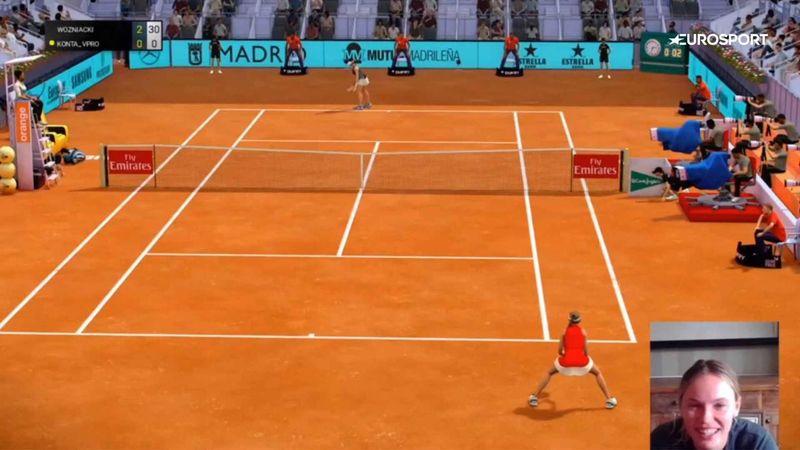 Highlights: Wozniacki er semifinaleklar efter udradering af Johanna Konta