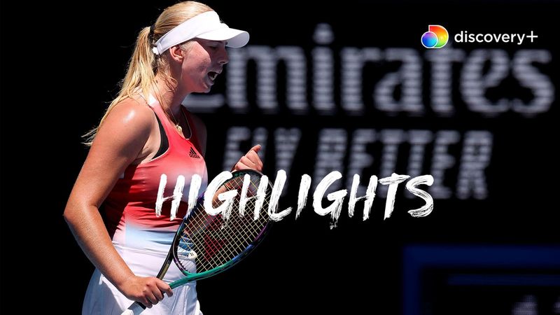 Highlights: Imponerende dansk triumf i Australien – Clara Tauson slår verdens nummer 7
