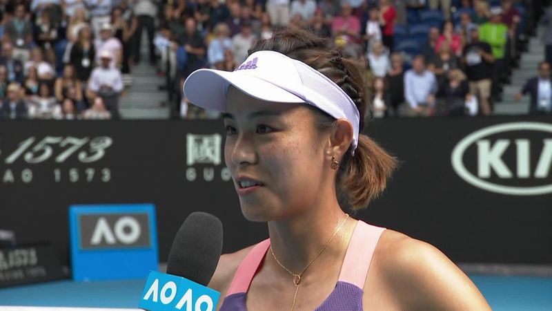 'Can you believe what you have just done out here?' - 'Yes!' says Wang