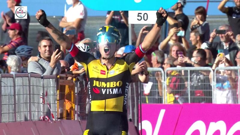 Highlights: Roglic emerges from deluxe group to power to Milano-Torino win