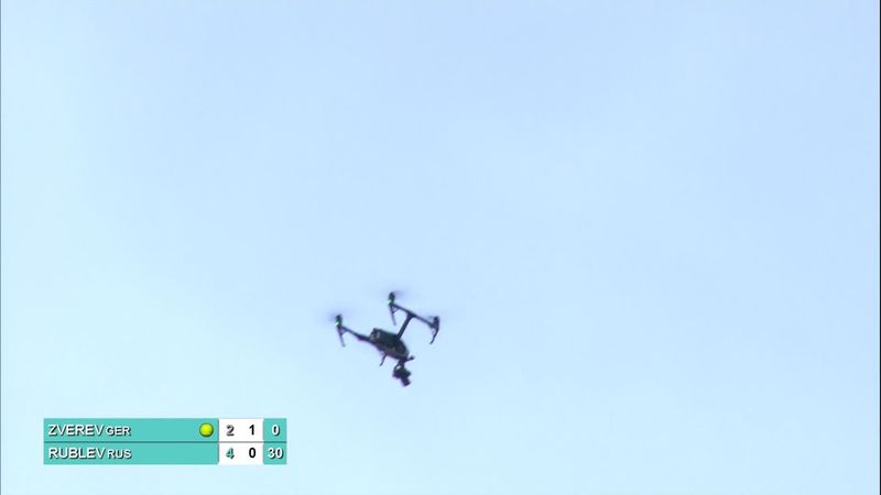Adria Tour: Zverev no puede sacar ¡por culpa de un dron!