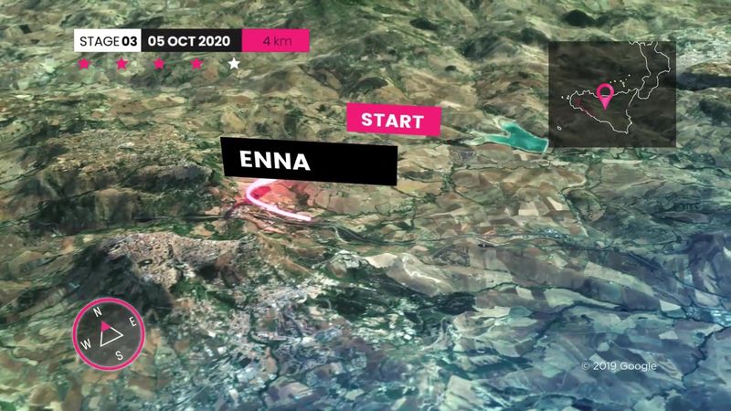 Perfil y recorrido de la 3ª etapa del Giro: Cita corta pero exigente en el Etna