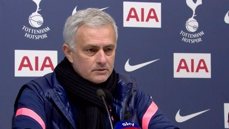 'I'm not happy but job done' - Mourinho after Spurs beat Brentford to reach League Cup final
