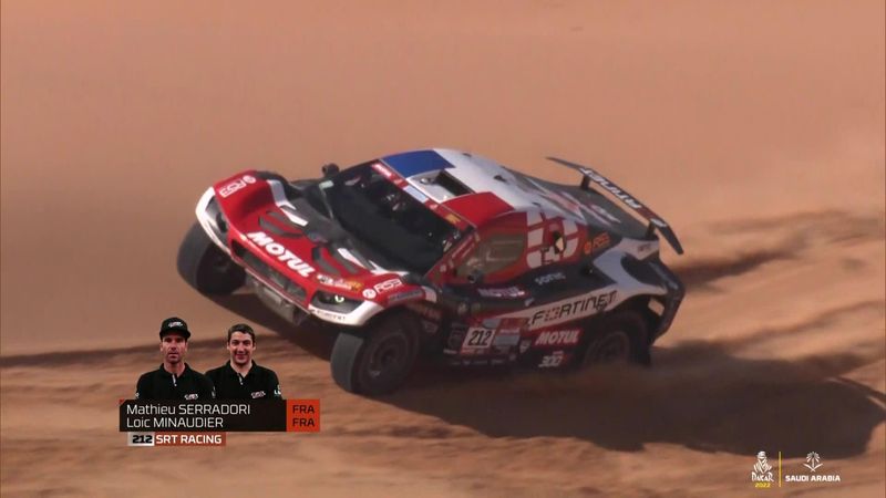 Highlights from the Cars on Stage 5 of the Dakar Rally: Lategan wins despite broken door