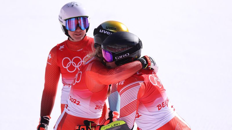 Beijing 2022 | Oostenrijk skiet naar teamgoud ondanks verloren stok
