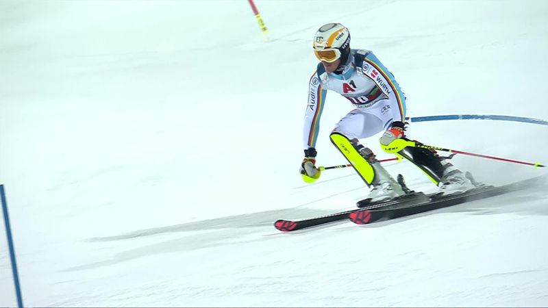 Strasser, celui que l'on n'attendait pas : son 2e run pour la victoire en slalom