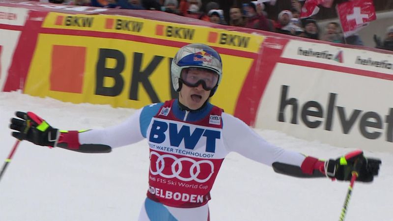 Marco Odermatt, cel mai bun în prima manșă la slalomul uriaș de la Adelboden