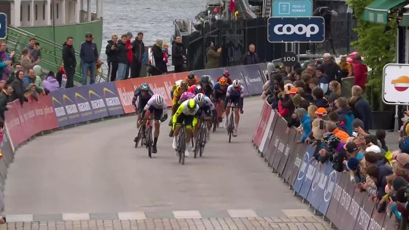 ‘King’ Kristoff wins Stage 6 in hometown at Tour of Norway as Evenepoel wraps up title