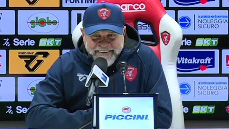 Cosmi: "Rajkovic per fortuna non è venuto, avrebbe creato danni. Perugia non è club mediterranée"
