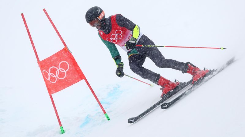 ‘Fricking hell! That was hard’ – Jamaica’s first-ever Olympic skier completes GS run