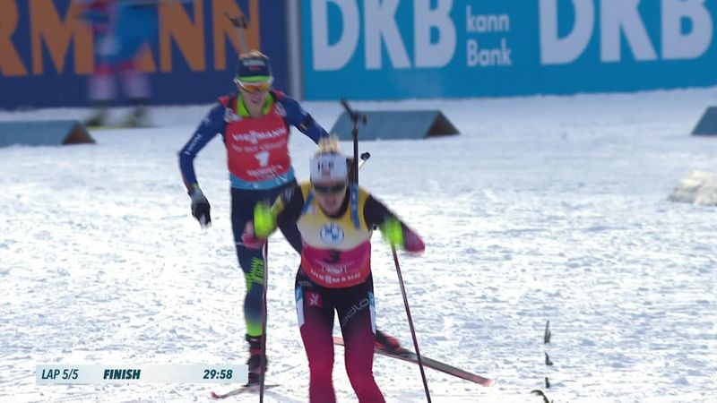 Roeiseland denies Sola to win 10km pursuit in Hochfilzen