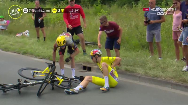 Le maillot jaune à terre : comment Kruijswijk a fait chuter Van Aert