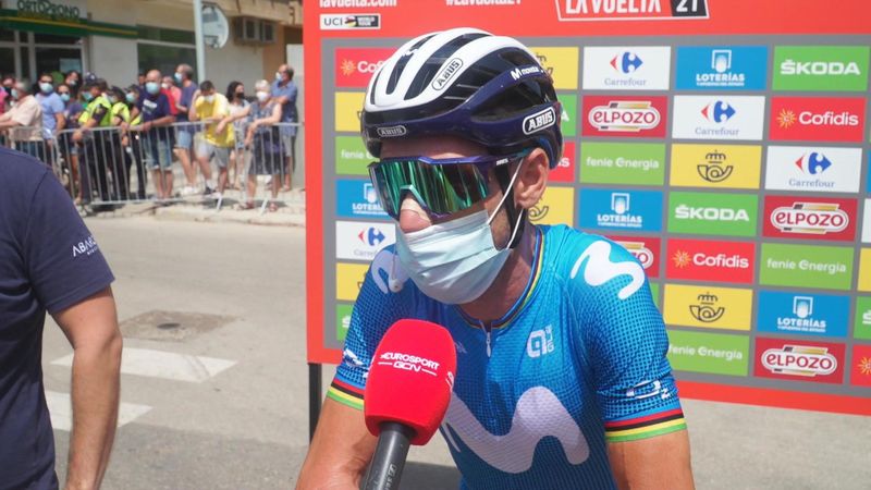 Valverde amenaza con ganar en la Cullera: "Es una llegada que me viene muy bien"