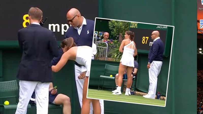 Panică la Wimbledon: "E oribil să vezi așa ceva!" Un copil de mingi leșinat, "tratat" cu bomboane