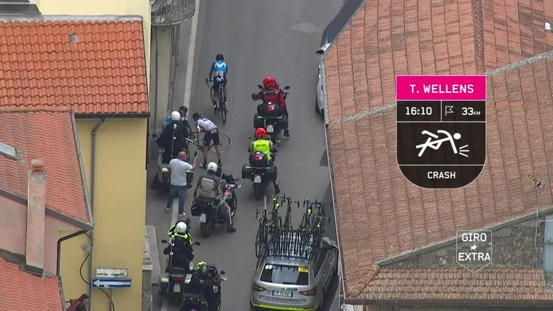 Giro de Italia 2018, lo mejor de la 8ª etapa: Diluvio universal, caída de Froome y triunfo histórico