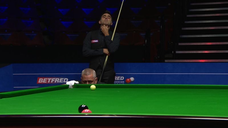 'An absolutely ridiculous shot' - Ronnie O'Sullivan smashes cue ball