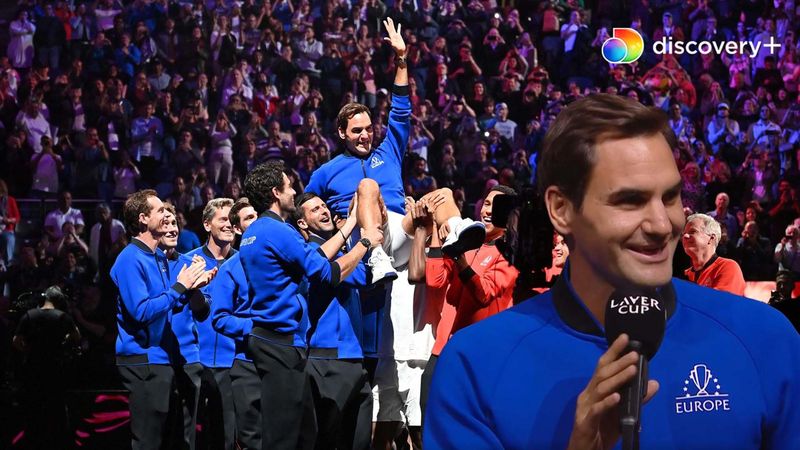 'I hope I didn't make the team lose!' - Federer jokes in speech after Laver Cup