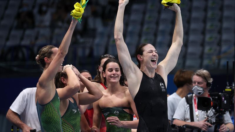 Goldener Abschluss für Australien: Das Frauen-Finale 4x100 m Lagen