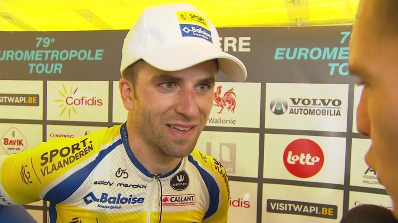 Eurométropole Tour : Eurometropole : Allegaert interview after his win