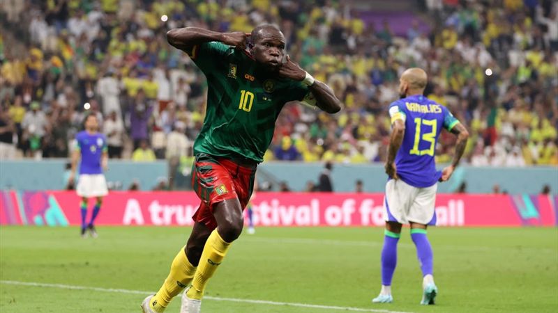 Resumen Camerún-Brasil (Grupo G): La pentacampeona también pierde (1-0)
