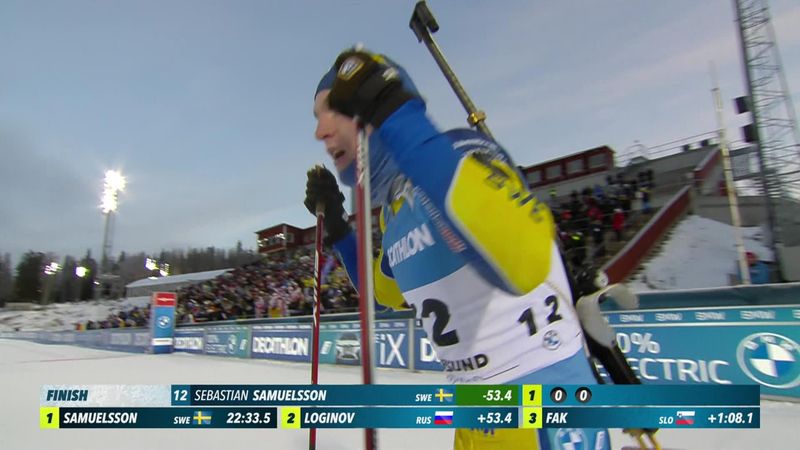Samuelsson vince la sprint di Oestersund
