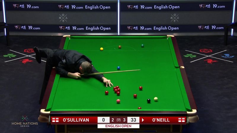 Jamie O'Neill makes foul at crucial moment with Ronnie O'Sullivan match in the balance