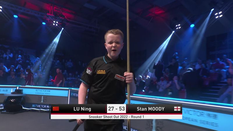 'What a debut' - 15-year-old Stan Moody makes memorable Snooker Shoot Out debut