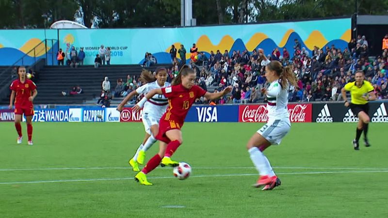 Mundial Sub-17 Femenino: Resumen y goles del España-México