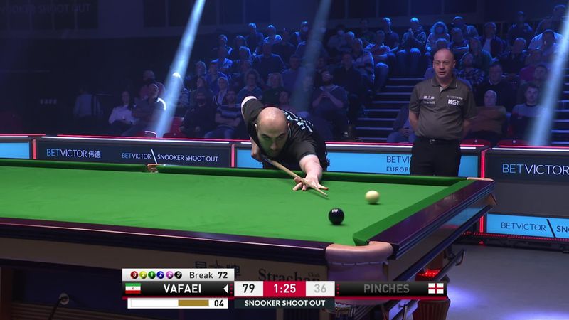 ‘His method is to pot all the balls on the table until there are none left’ - Vafaei impresses
