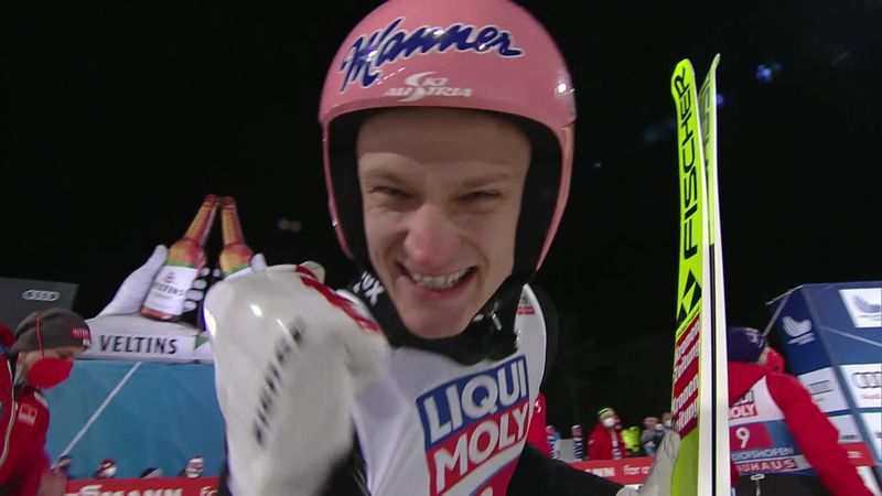 ‘At last, at last’ - Huber’s jump to claim Four Hills ski-jumping victory in Bischofshofen