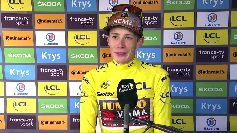 Vingegaard : "Depuis l'an dernier, je sentais que je pouvais gagner le Tour de France"