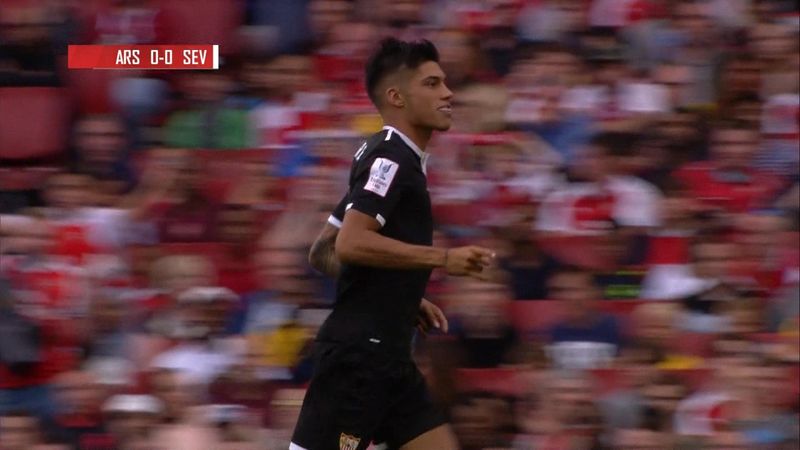 Correa gives Sevilla lead against Arsenal