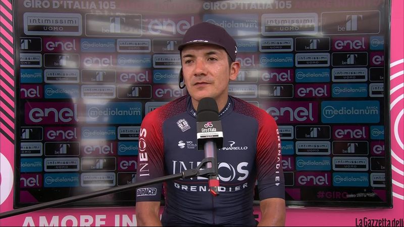 Carapaz : "On a peut-être passé l'étape la plus difficile du Giro, et nous sommes en bonne position"