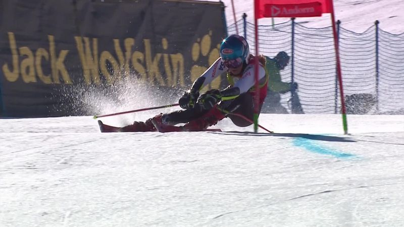 'Wow, she's on fire!' - Shiffrin goes one step closer to giant slalom Crystal Globe