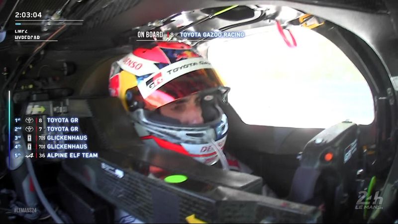 Watch enthralling onboard footage of Toyota's Buemi in action at Le Mans