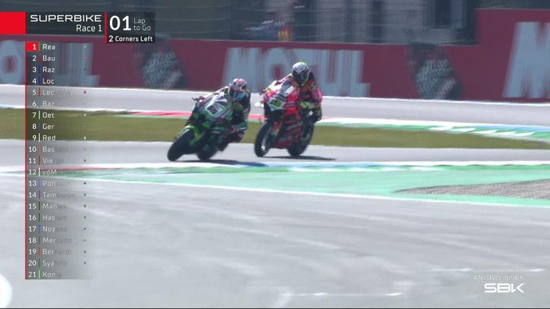 Watch as Rea pips Bautista and Toprak to take opening victory in Assen