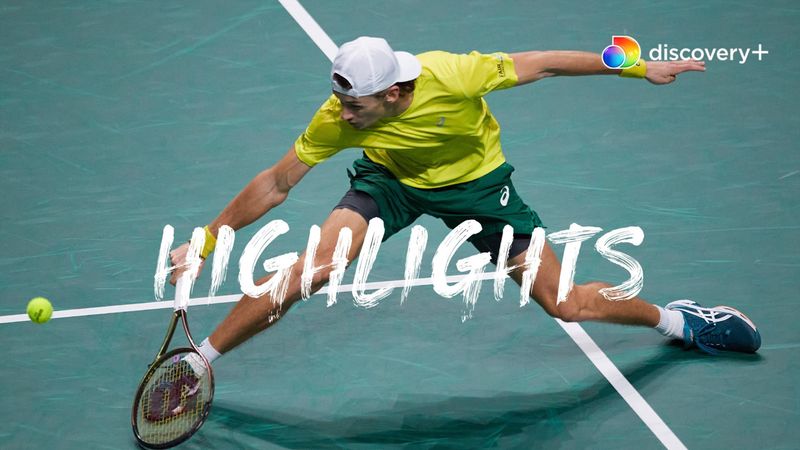 Highlights: De Minaur og Van De Zandschulp leverede verdensklasse-tennis i den første kvartfinale
