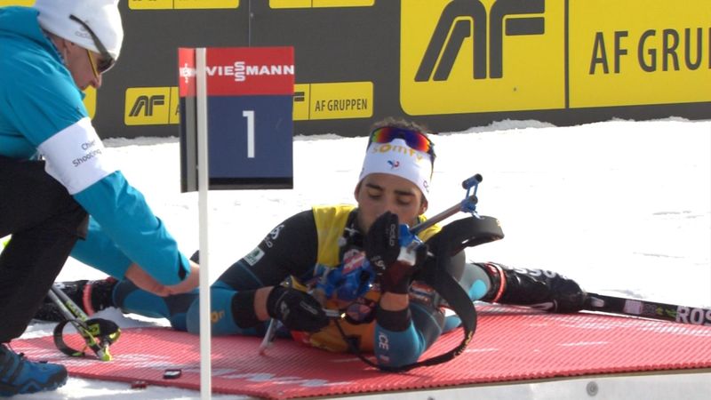 Fourcade forgets the bullets for his rifle in Sunday's biathlon