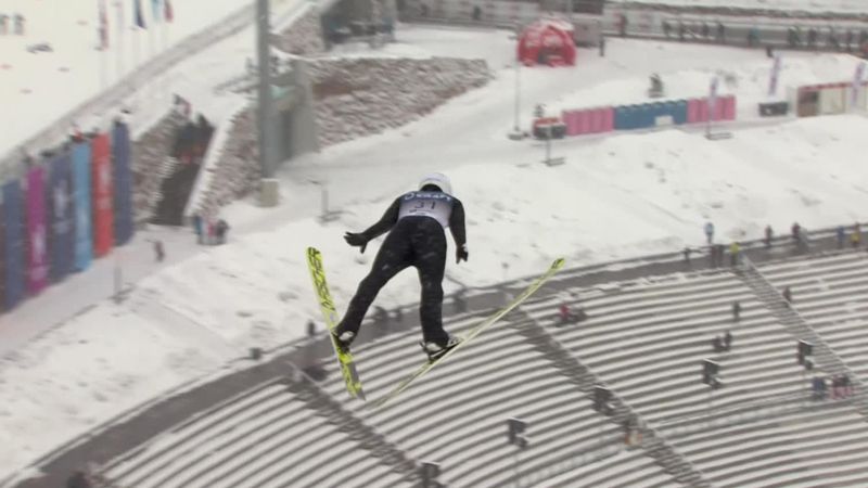 Go Yamamoto's winning jump in Oslo