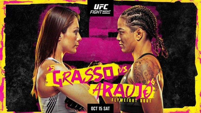 UFC Fight Night Las Vegas 62: Grasso vs Araujo, el peso mosca busca una nueva contendiente
