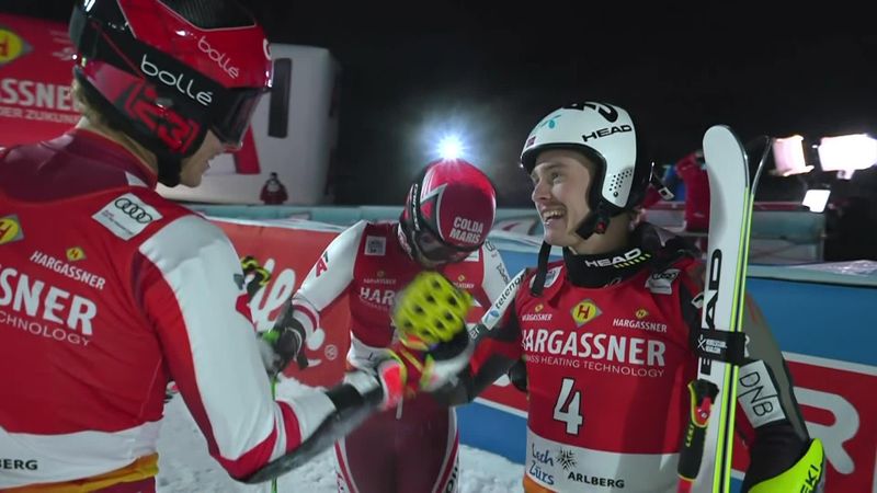 'He did what he needed to do' - HirschBruehl claims first World Cup win in parallel slalom in Lech