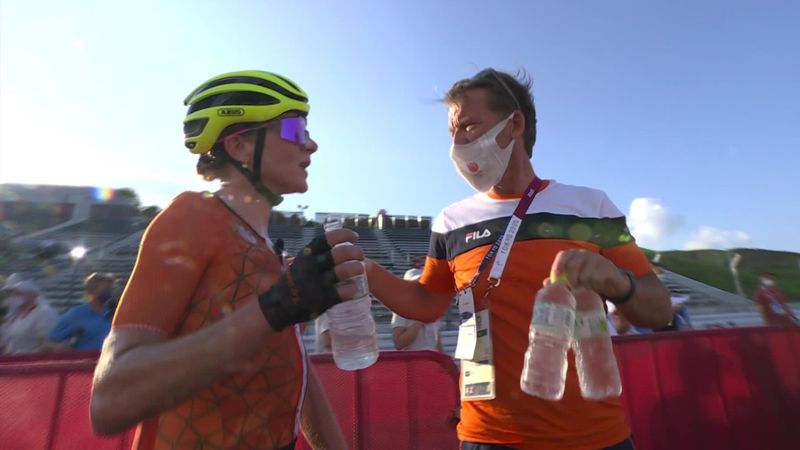Azt hitte megnyerte az olimpiát, pedig csak másodikként zárt a holland kerékpáros